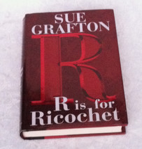 HC book R is for Ricochet by Sue Grafton mystery thriller with dust jacket - £1.58 GBP