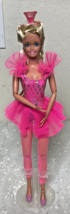 Mattel 1993 Ballerina Barbie Doll Blond Hair Blue  Eyes Elbows Knees Bend - £11.11 GBP