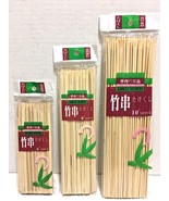 1000 Pcs, Bamboo Skewers Wooden Stick, BBQ Sticks, 6&quot;, 8&quot;, 10&quot;, 12&quot; - $14.84+