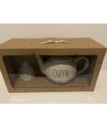 Rae Dunn Queen Bee Teapot &amp; Honey Pot Bee Set Brand New &amp; Gift boxed - $754.30 MXN