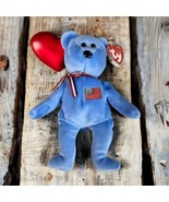 TY Beanie Baby Collection Retired America Blue Bear American Red Cross D... - £4.63 GBP