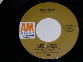 Boyce &amp; Hart Out &amp; About My Little Chickadee 45 Rpm Record Vintage A&amp;M Label - £17.97 GBP