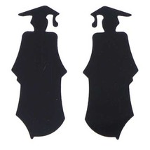 Graduation Confetti Grad Standing Black 1/2 oz. Bag FREE SHIPPING  - £3.16 GBP+