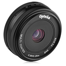 Opteka 28mm f/2.8 Manual Focus Prime Lens for Sony E-Mount APS-C Format - £78.31 GBP