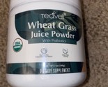 Teaveli Organic Wheatgrass Juice Powder with Probiotics-USA Grown- 7 oz ... - £14.15 GBP