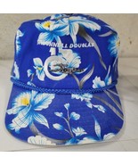 Vintage McDonnell Douglas C17 Trucker Blue Floral Headband One Size Nissin - $63.84 CAD