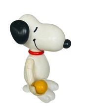 Hasbro Snoopy Game Toy Figure 1966 LARGE 14&quot; Throwing Ball Peanuts Pitch... - £135.52 GBP
