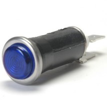 Blue 1/2 Inch Indicator Warning Dash Light Clips Into 1/2 Inch Hole - £17.26 GBP