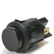 Black 16 Amp Push Off/Push On Push Button Switch With Tab Terminals - $21.95