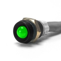 Super Bright Green LED Indicator Light With Black Bezel 200 mcd Light Ou... - $24.95