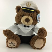 Princess Cruise Lines Ship Captain Stanley Teddy Bear 12&quot; Plush Stuffed Toy TAGS - £42.94 GBP