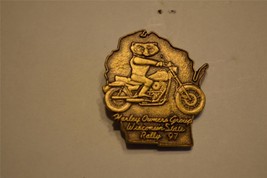 Harley Davidson  Wisconsin State Rally  pin HOG  inv 39 - $6.99