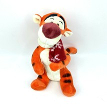 Tigger Plush Christmas Winter Snowflake Scarf Winnie the Pooh Stuffed An... - $13.08