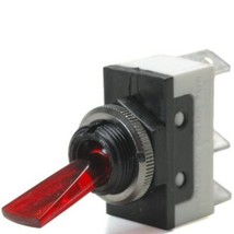 Red 20 Amp On/Off Lighted Lever Toggle Switch The Lever Lights Up When S... - $20.95