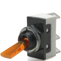 Amber 20 Amp On/Off Lighted Lever Toggle Switch The Lever Lights Up When... - $20.95
