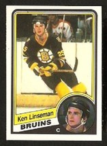 1984 OPC O Pee Chee Hockey Card # 7 Boston Bruins Ken Linseman nr mt  ! - £0.39 GBP
