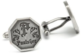 Marvel Comics Punisher Silver Men&#39;s Cuff Link [Toy] - £15.82 GBP