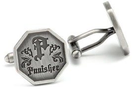 Marvel Comics Punisher Silver Men&#39;s Cuff Link [Toy] - £15.30 GBP