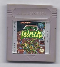 Nintendo Gameboy Teenage Mutant Ninja Turtles Fall Of The Foot Clan Game Rare - £27.02 GBP