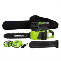 Greenworks  20312 40V Gmax Digipro Brushless Chainsaw With 4.0Ah Battery... - £239.50 GBP