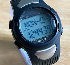 Medline Mens 30m Heart Rate Digital Quartz Alarm Chrono Watch Hours~New Battery - £10.51 GBP