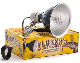 Flukers Clamp Lamp with Switch 75 watt Flukers Clamp Lamp with Switch - £26.18 GBP