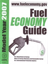EPA 2007 Fuel Economy Guide vintage US brochure Gas Mileage - $6.00