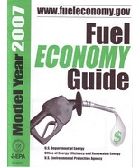 EPA 2007 Fuel Economy Guide vintage US brochure Gas Mileage - $13.76 CAD