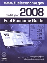 EPA 2008 Fuel Economy Guide vintage US brochure Gas Mileage - $6.00