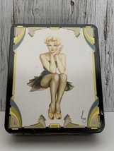 Varga Pin-Up Girl Tin Alberto Vargas Vintage 1987 Heirloom Tradition - $33.94