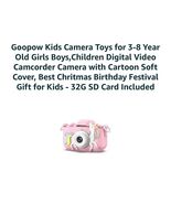 Unicorn Pink Kids Selfie Camera Girls Age 3-12 HD Kids Digital - $17.70