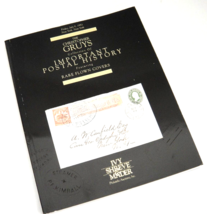 Christopher Gruys Important Postal History w Rare Flown Covers Auction Catalog - £7.82 GBP