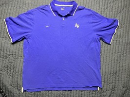 Nike Air Force Academy Falcons Polo Shirt  XL Blue - $265.37 MXN