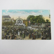 Postcard Quebec Canada Sainte Ste. Anne De Beaupre New Basilica Blessing Begin - £8.01 GBP