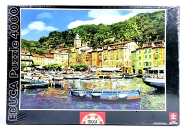 4000 pieces Jigsaw Puzzles Educa Borras &quot;Portofino Italy village scene&quot; ... - $75.00