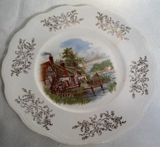 Homer Laughlin &quot;Lake Home&quot; the angelus Royal Majolica Salad Plate - 8 1/4&quot; - £7.39 GBP