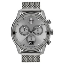 Movado Men&#39;s Bold Grey Dial Watch - 3600910 - £374.75 GBP