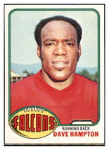 1976 Topps Dave Hampton Atlanta Falcons Football Card - NFL Collectible VFBMC - £4.02 GBP