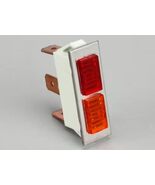 250V-.5W Indicator Light, Dual, Amber/Red, Rectangular, 250V, .5W for 10... - $106.33 CAD