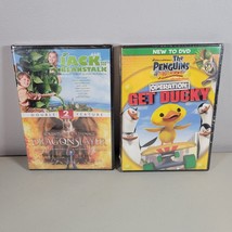 Childrens DVD Lot New Sealed Penguins, Jack and the Beanstalk, Dragon Slayer - £7.86 GBP