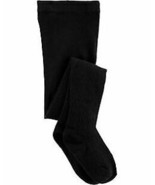 Oshkosh B&#39;gosh 1-pack Girls Black Cable Tights 3-12 Months MSRP $14 NWT - £7.60 GBP