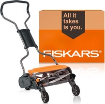 Fiskars Lawn Mowers: StaySharp Max Reel Push Lawn Mower, Eco friendly, 18” Cut - $346.99