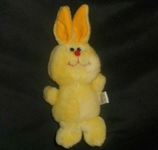 8&quot; Vintage 1983 Graphics International Bunny Rabbit Yellow Stuffed Animal Plush - £11.16 GBP