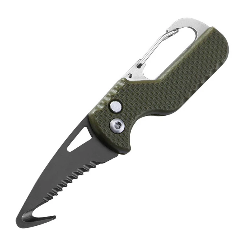 Opening Gut Hook Folding  with Keychain,Pocket ,Outdoor Survival  Campin... - £130.64 GBP