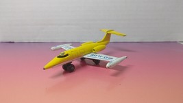 Lesney Matchbox Yellow Gates Learjet Vintage 1973 England Jet Plane Comp... - $11.87