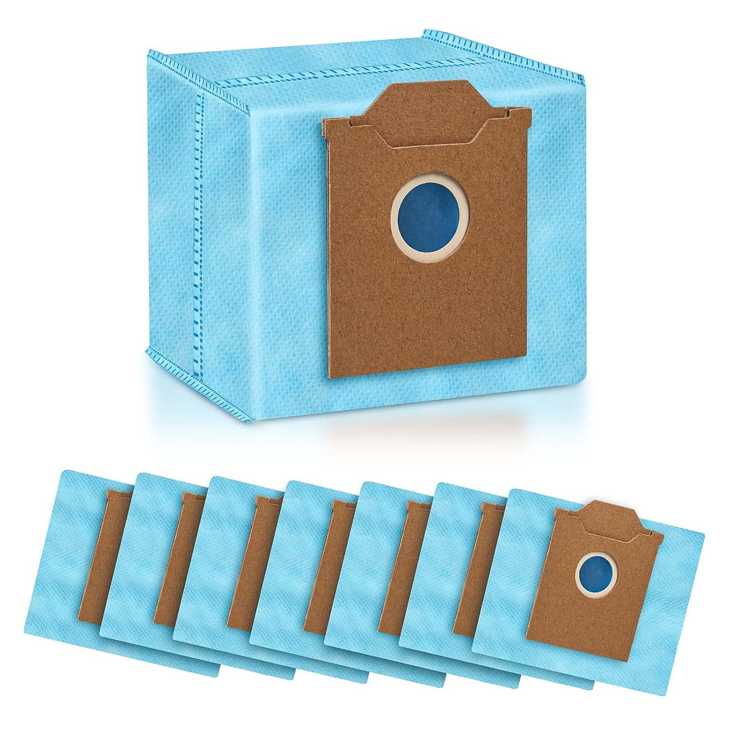 8 Pack Dust Bags Compatible With Yeedi By Ecovacs Cube Robot Vacuum Self-Empty S