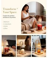 Adjustable Candle Warmer Lamp Dimmable Timer Wax Melter 2 Bulbs - $46.99