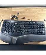 Microsoft Ergonomic Keyboard 4000 V1.0 KU-0462 USB Wired Curved Tested - $30.58 CAD
