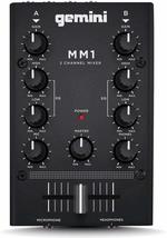 Gemini Sound MM1 Professional Audio 2-Channel Dual Mic Input Stereo 2-Band Rotar - £55.91 GBP+