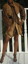 Fabulous Unique Designer Springbok Antelope Fur jacket coat stroller S-M 2-10 - £1,245.58 GBP